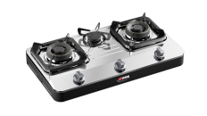 Superstar keluli tahan karat: melepaskan fleksibiliti masakan dengan dapur Gas Viosea 3-Burner